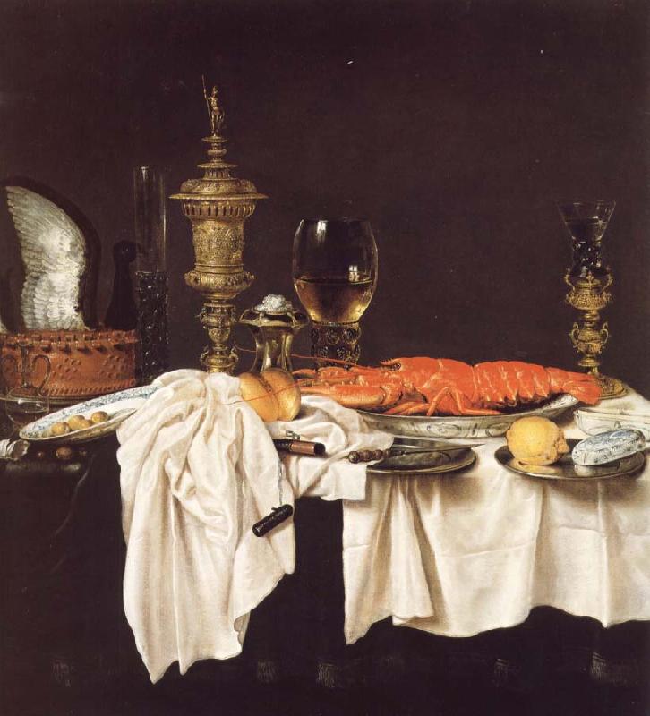 Willem Claesz Heda Still life with a Lobster oil painting image